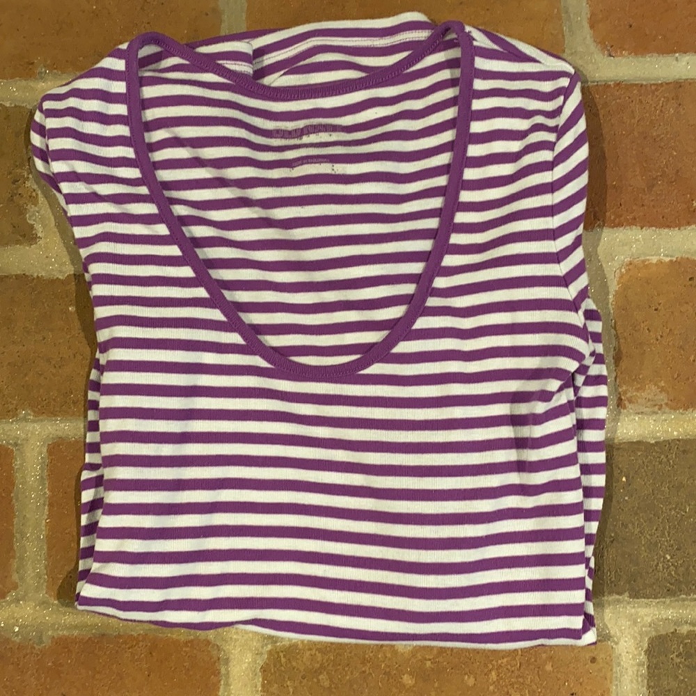 Maternity striped shirt